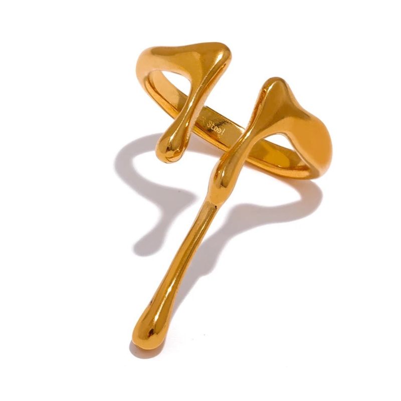 Jordyn Waterdrop Statement Ring