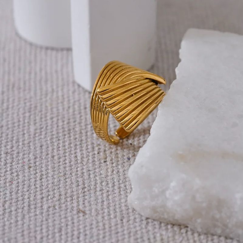 Textured Statement Ring