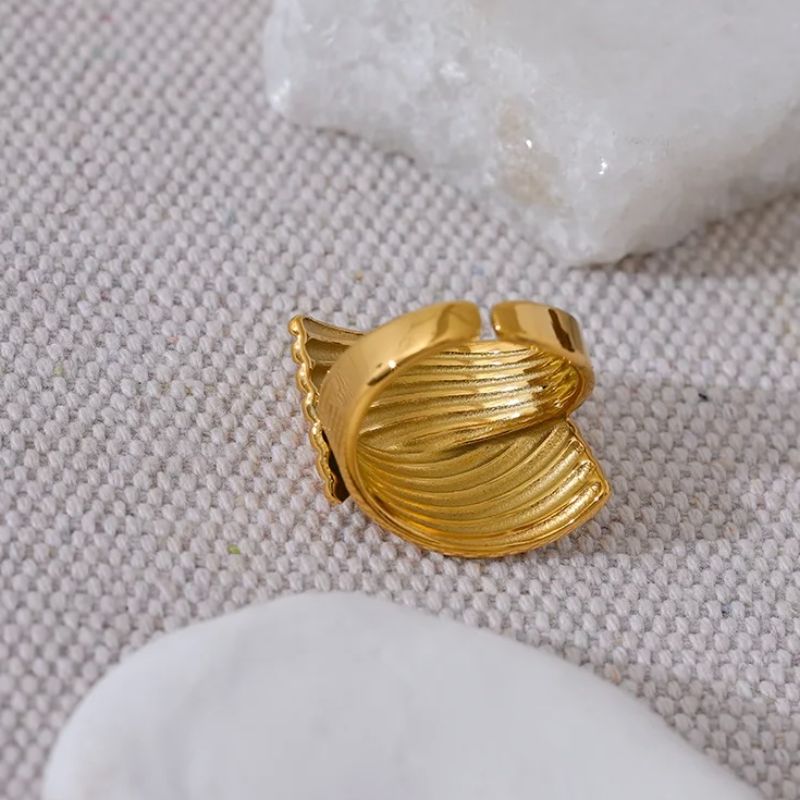 Textured Statement Ring