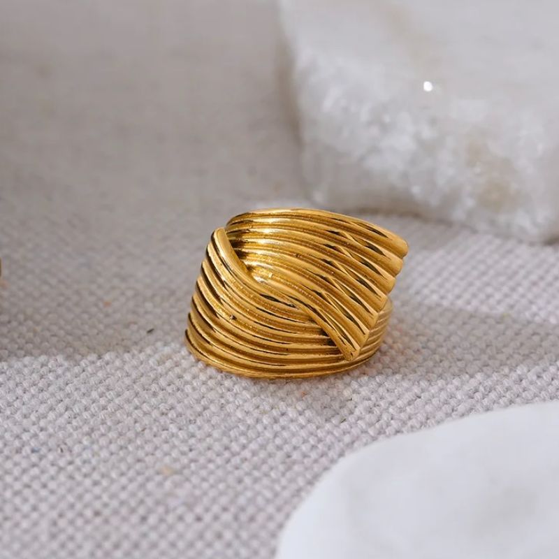 Textured Statement Ring