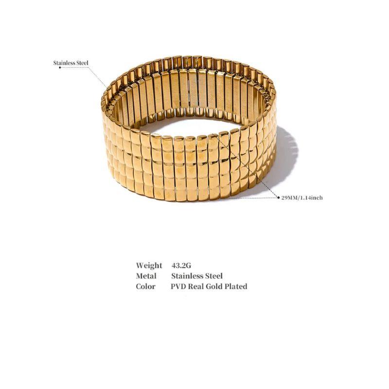 Textured Wide Bracelet
