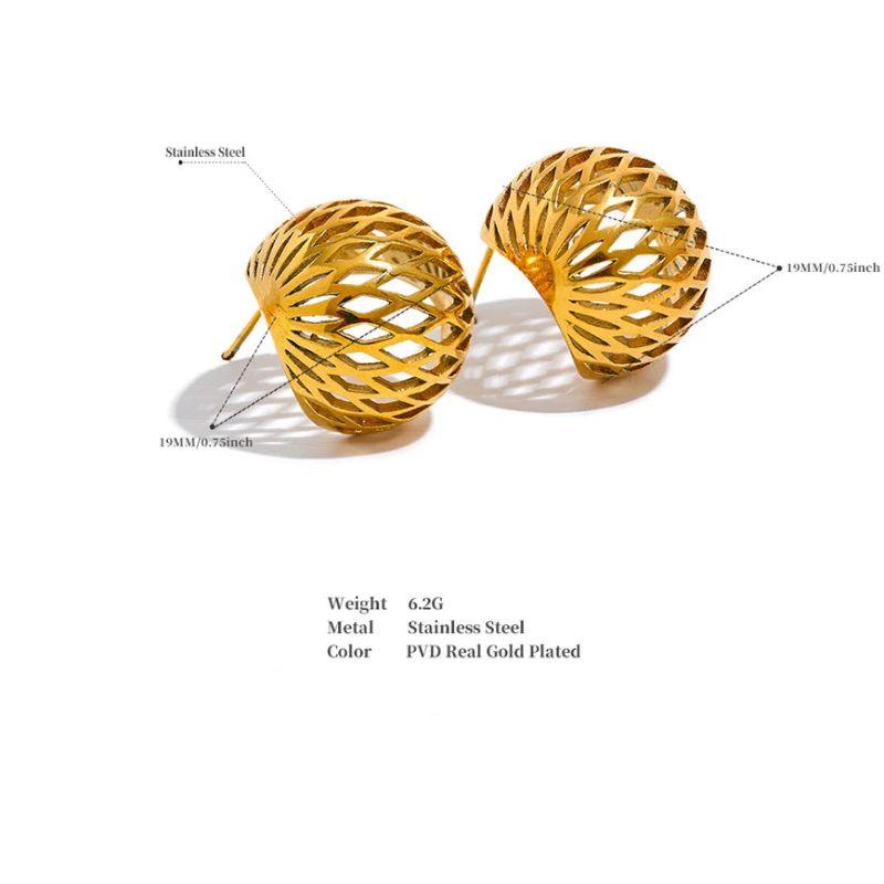 Geometric Hollow Earrings