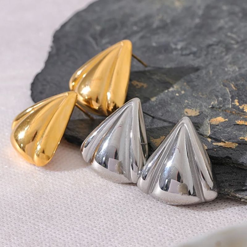 Triangle Stud Earrings