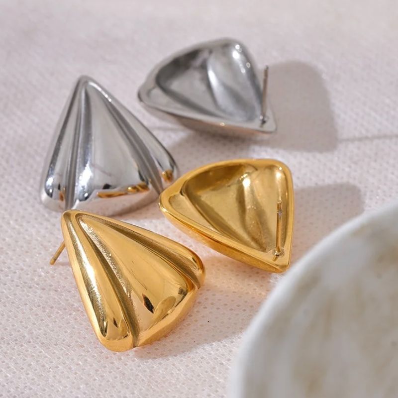 Triangle Stud Earrings