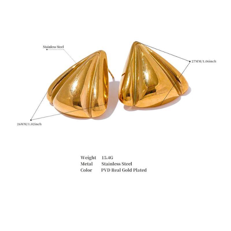 Triangle Stud Earrings