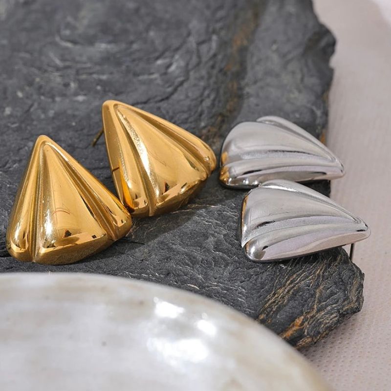 Triangle Stud Earrings
