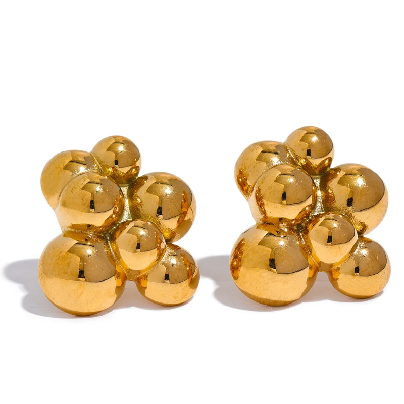 Stacked Bubble Earrings