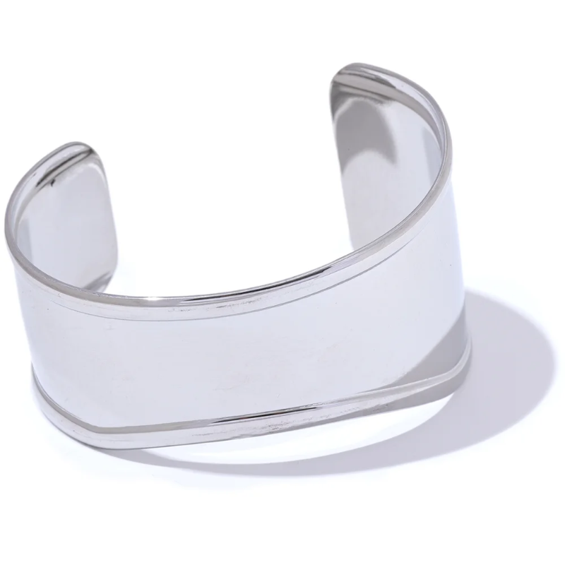 Wide Cuff Open Bracelet