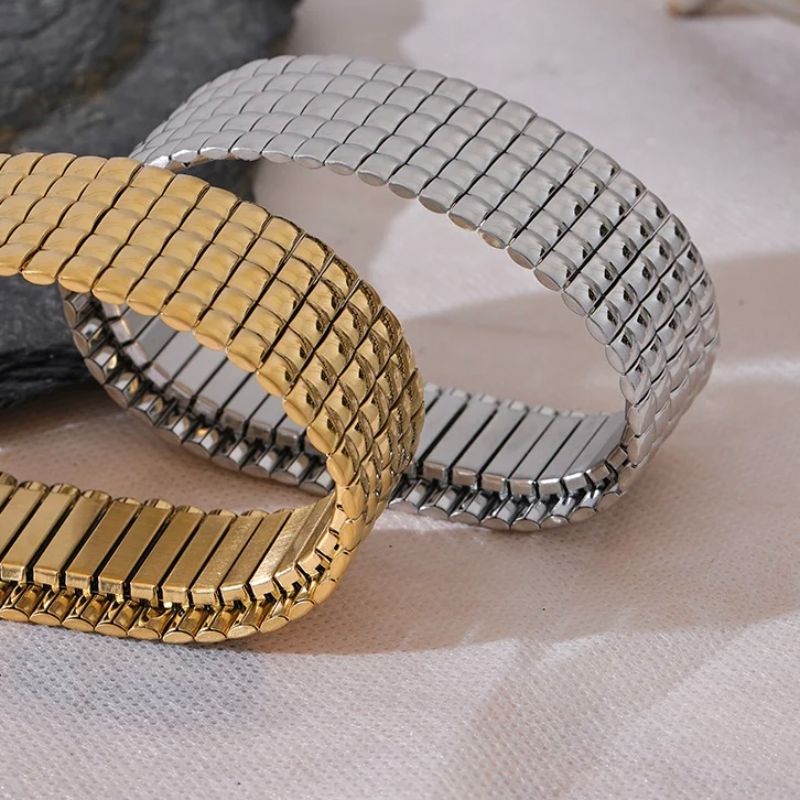 Textured Wide Bracelet