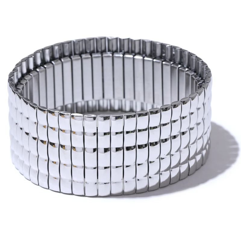 Textured Wide Bracelet