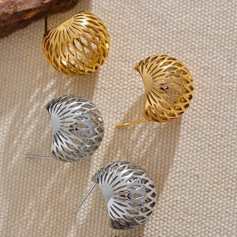 Geometric Hollow Earrings
