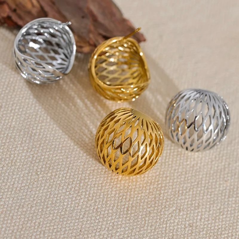 Geometric Hollow Earrings