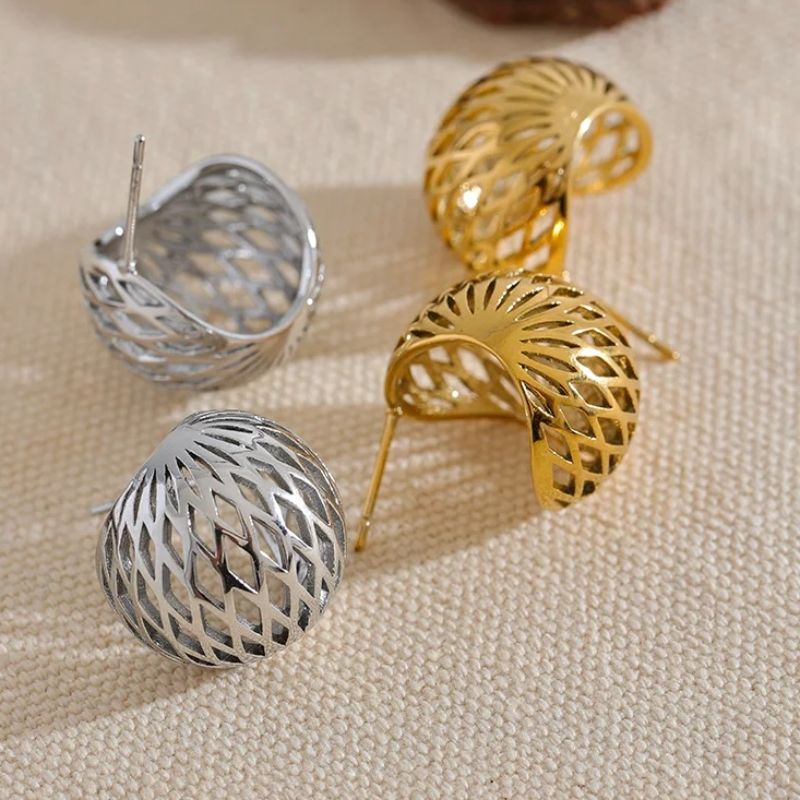 Geometric Hollow Earrings