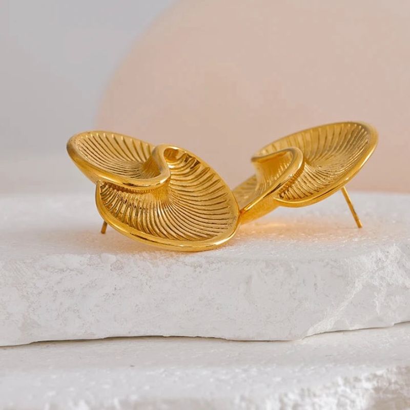 Spiral Stud Earrings