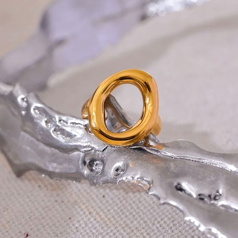 Gold Hollow Ring