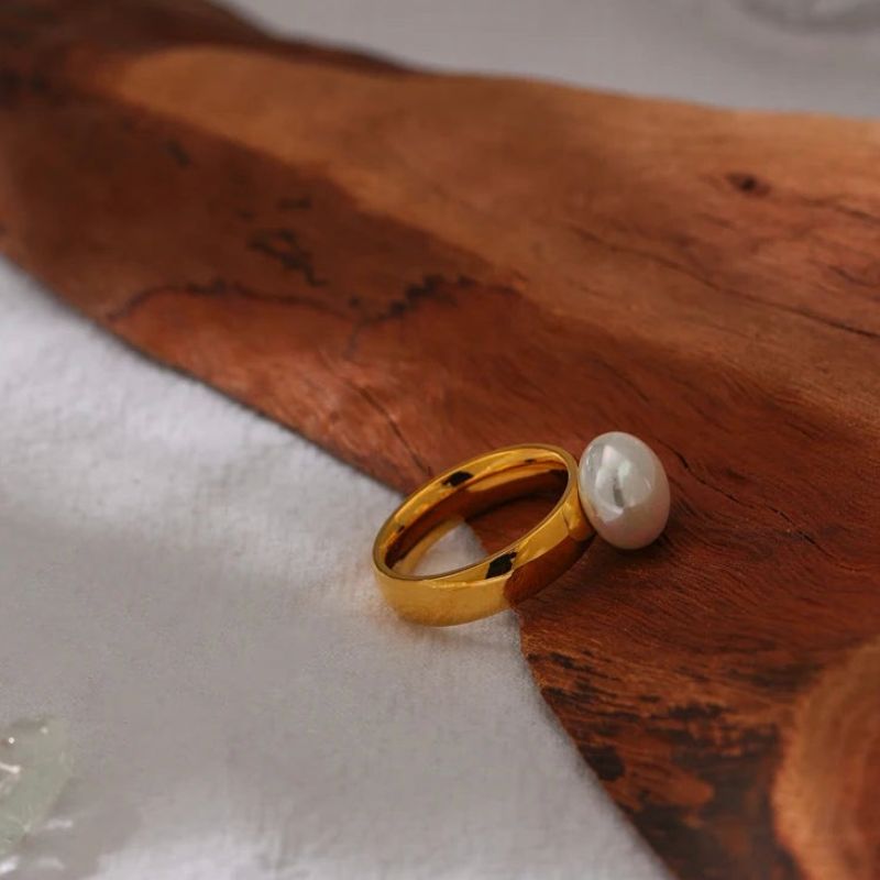 Pearl Gold Ring