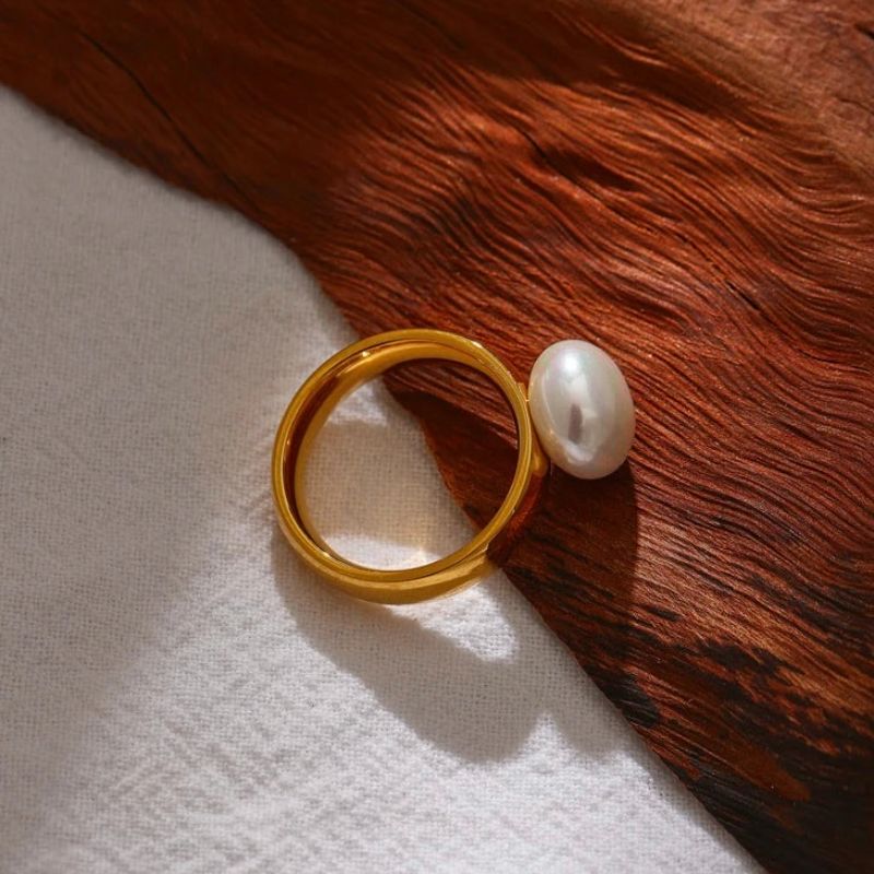 Pearl Gold Ring