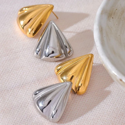Triangle Stud Earrings