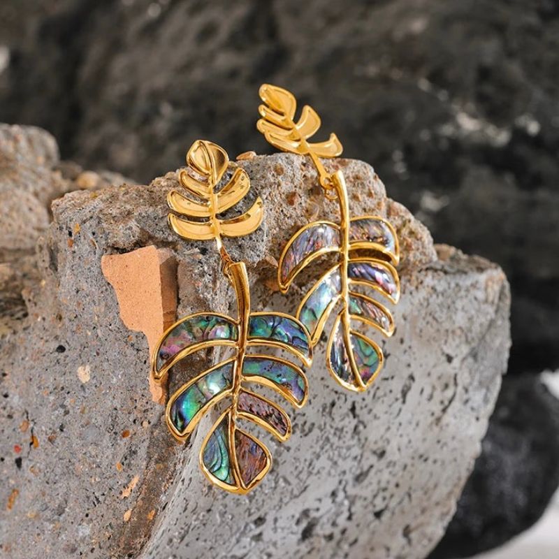 Leaf Drop Earrings
