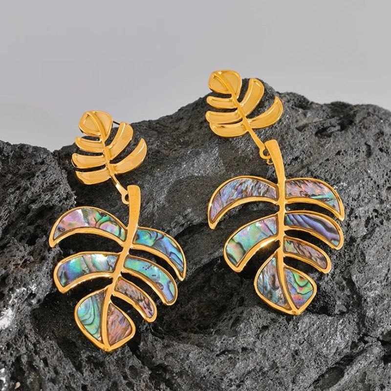 Leaf Drop Earrings
