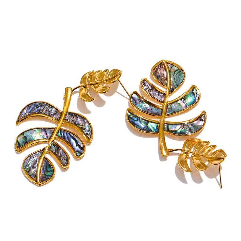 Leaf Drop Earrings