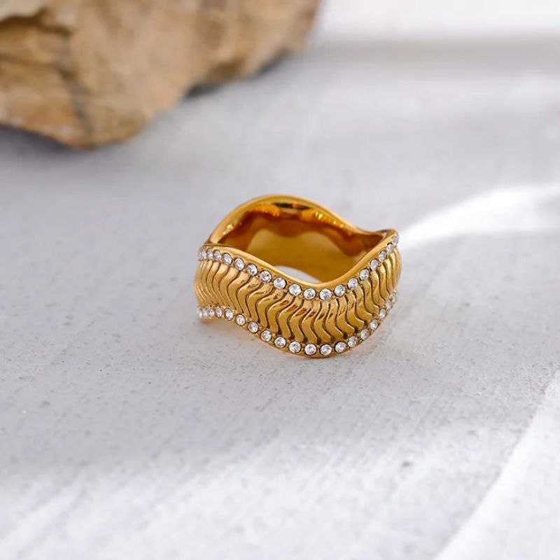 Geometric Zirconia Ring