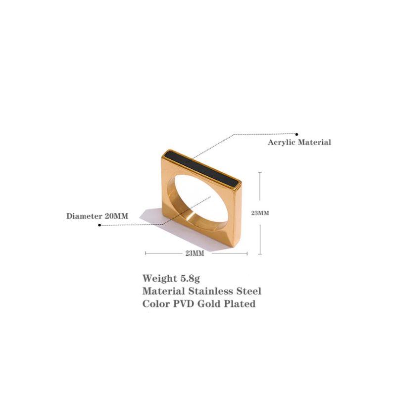 Square Statement Ring