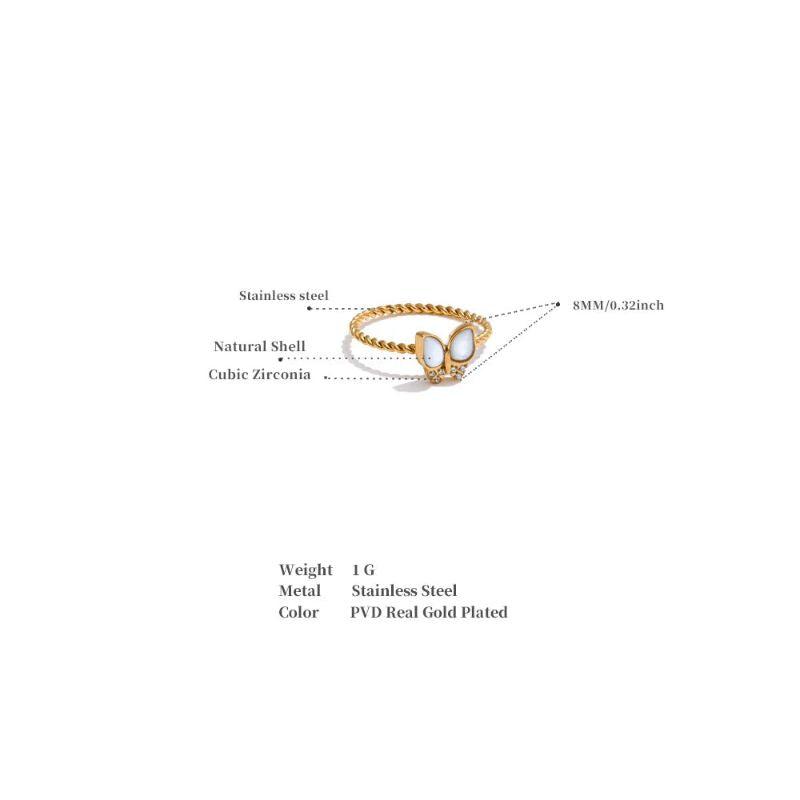 Butterfly Rope Ring