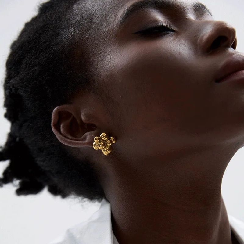Stacked Bubble Earrings