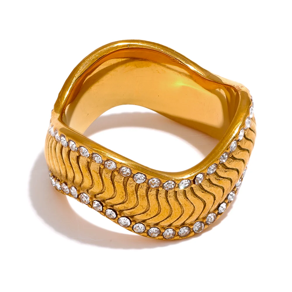 Geometric Zirconia Ring